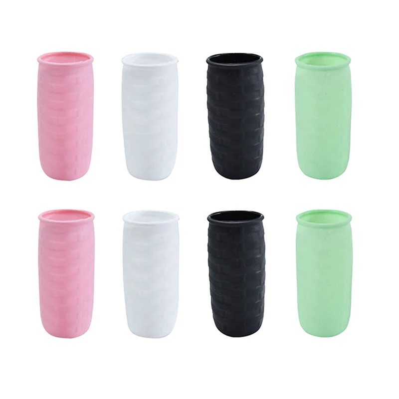 4PCS ซิลิโคนอุปกรณ์อาบน้ําท่องเที่ยวฝาครอบแขนยืดหยุ่นสําหรับ Leak Proofing ซิลิโคนแป้งแขน Leak PROOF สําหรับสตรี
