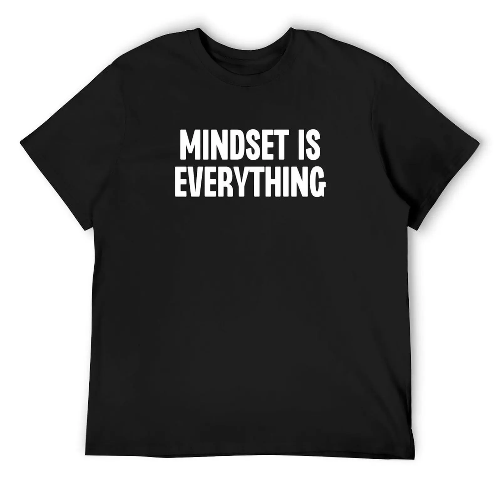 Mindset is Everything T-Shirt oversizeds Aesthetic clothing rapper graphic tees baggy shirts sweat shirts, men