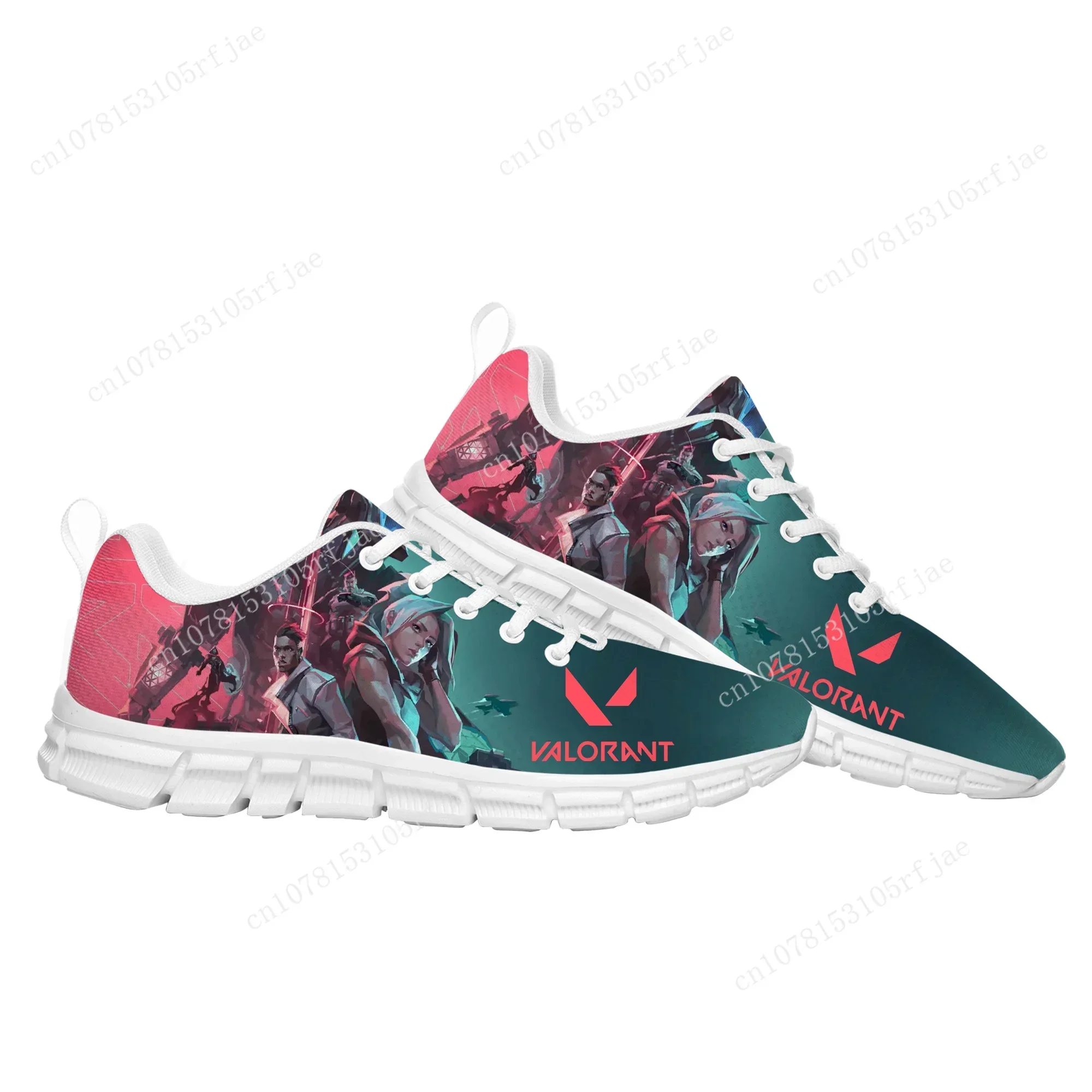 Agent Manga Cartoon Game Valorant Sports Shoes Men Women  Sneaker Tailor Made Couple Built Shoes