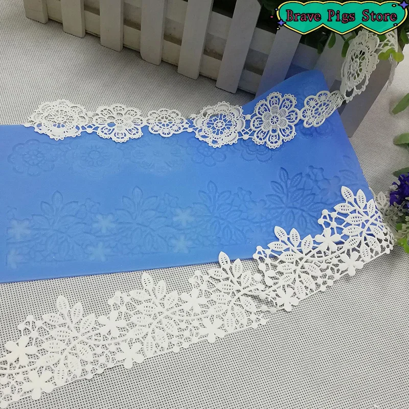 Rose Silicone Mold Rose Damask Silicone Lace Mat Fondant Cake Mould Cake Decorating Tool Sugar Dress Chocolate Gumpastes Tools