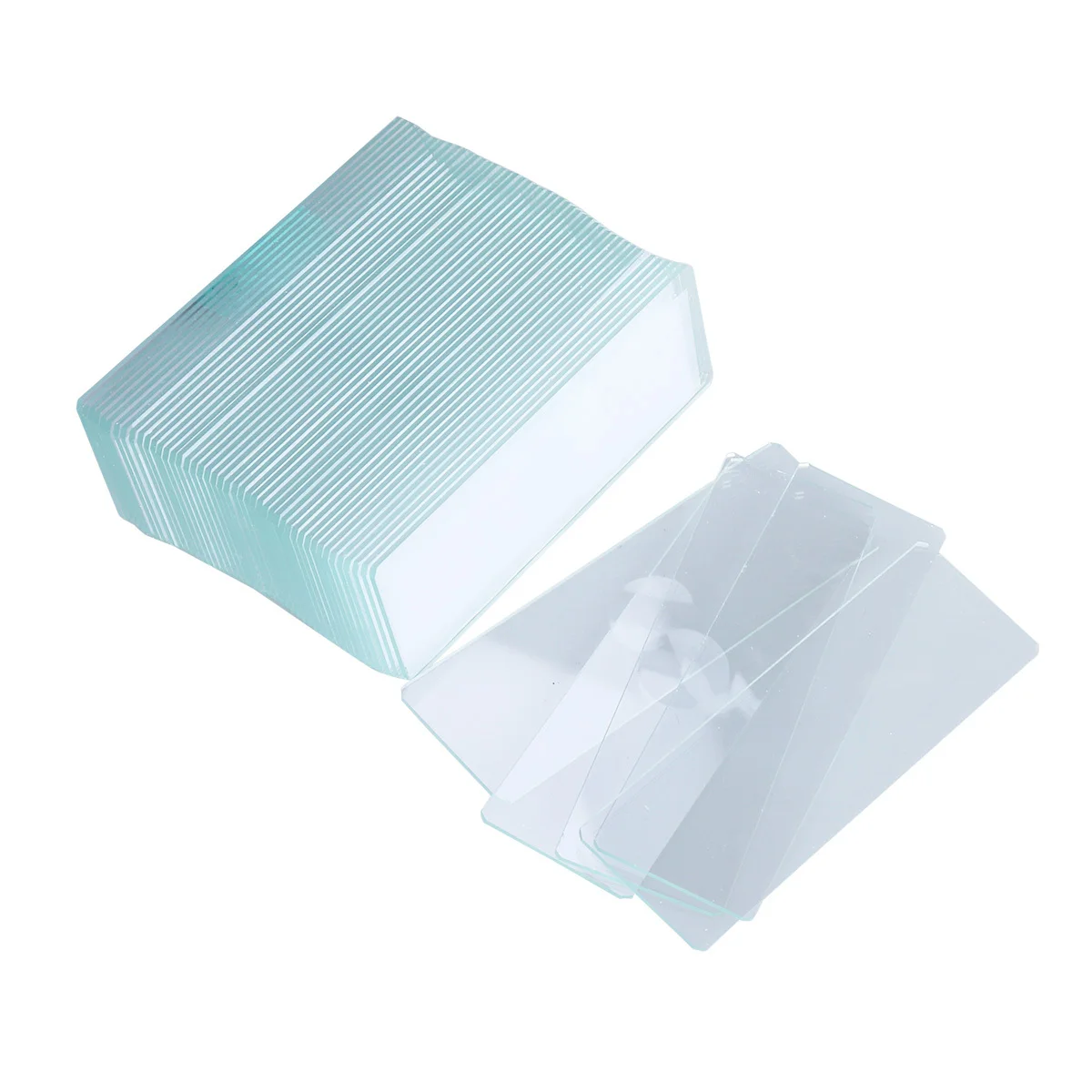 

50Pcs Microscope Slides Optical Glass Specimen Identification Education Research Biology Chemistry Medical Forensic Experiment
