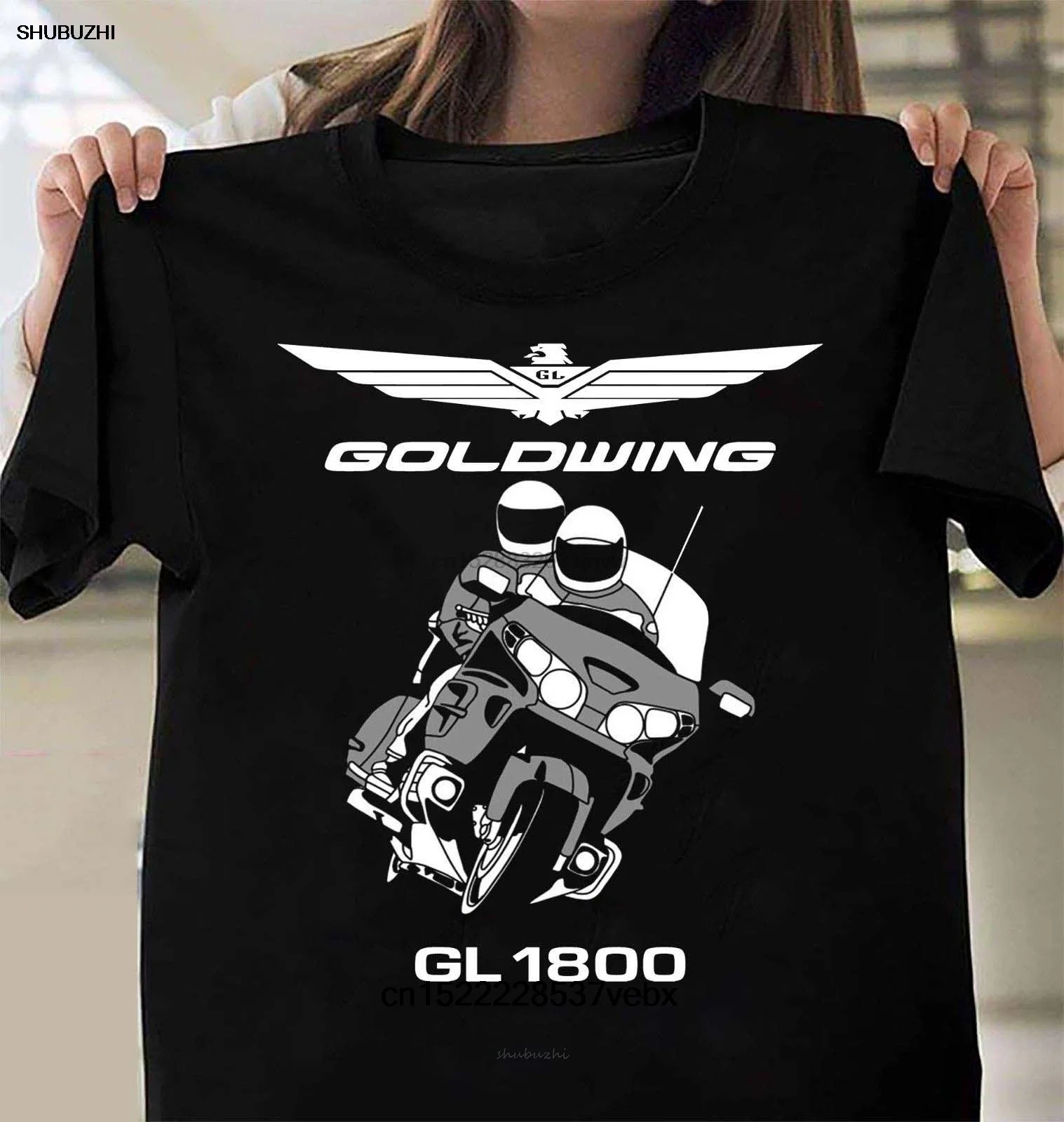 

Лучшее качество, Мужская футболка для мотоциклистов Goldwing GL1800, модная футболка, мужская хлопковая брендовая футболка