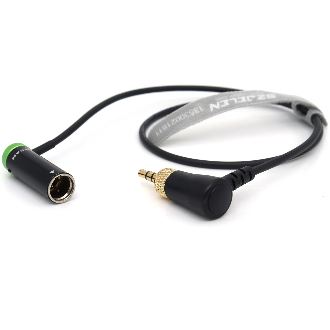 for Sennheiser EK 100 G4/G3 to BMPCC 4K|6K Canon's Slim Mini XLR 3-pin Male to Locking 3.5 mm TRS to TA3M Cable Locking Cable Te