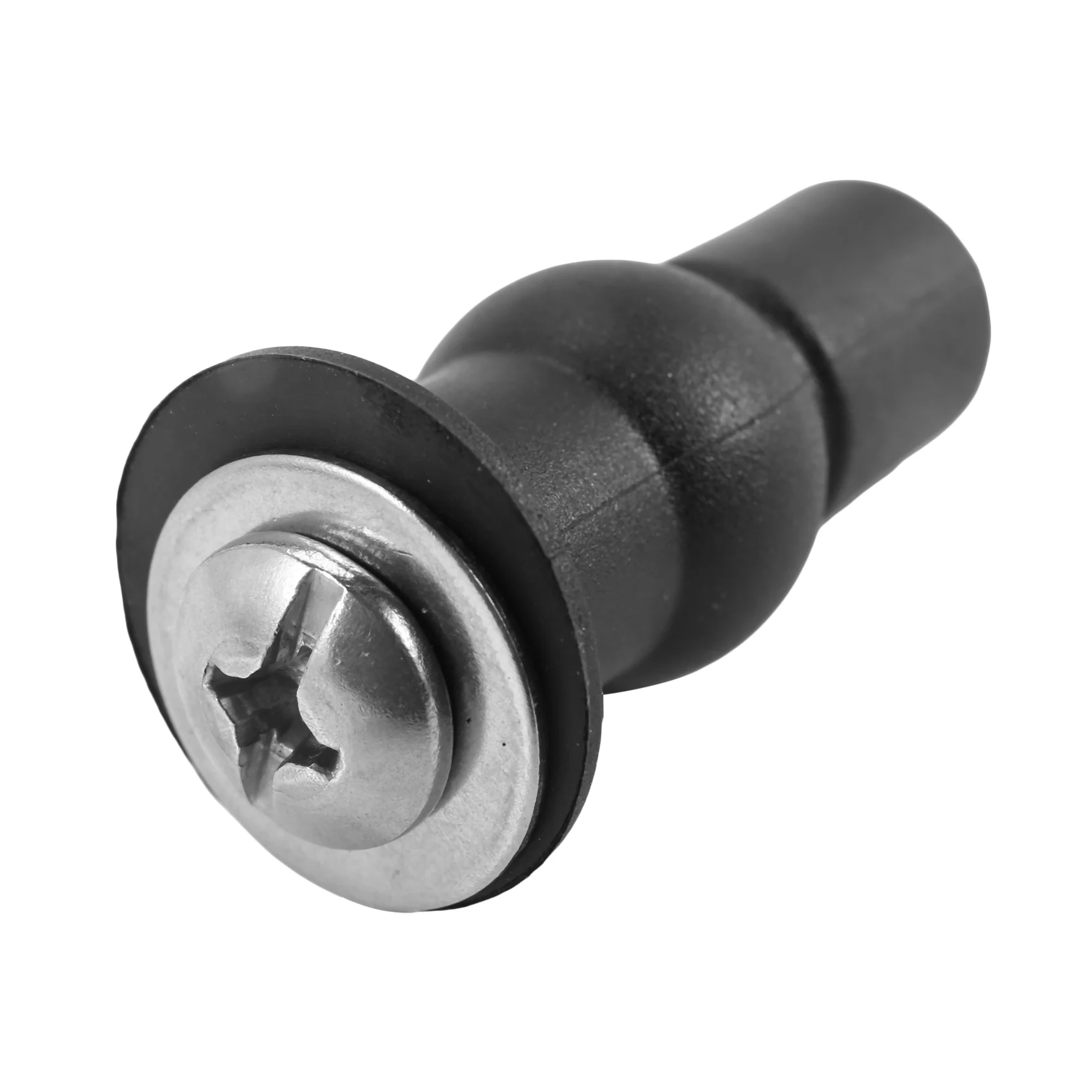 

N84R 5X Toilet Seat TOP FIX Seat Hinge Hole Fixings Well Nut Screw Rubber Back To Wall Pair