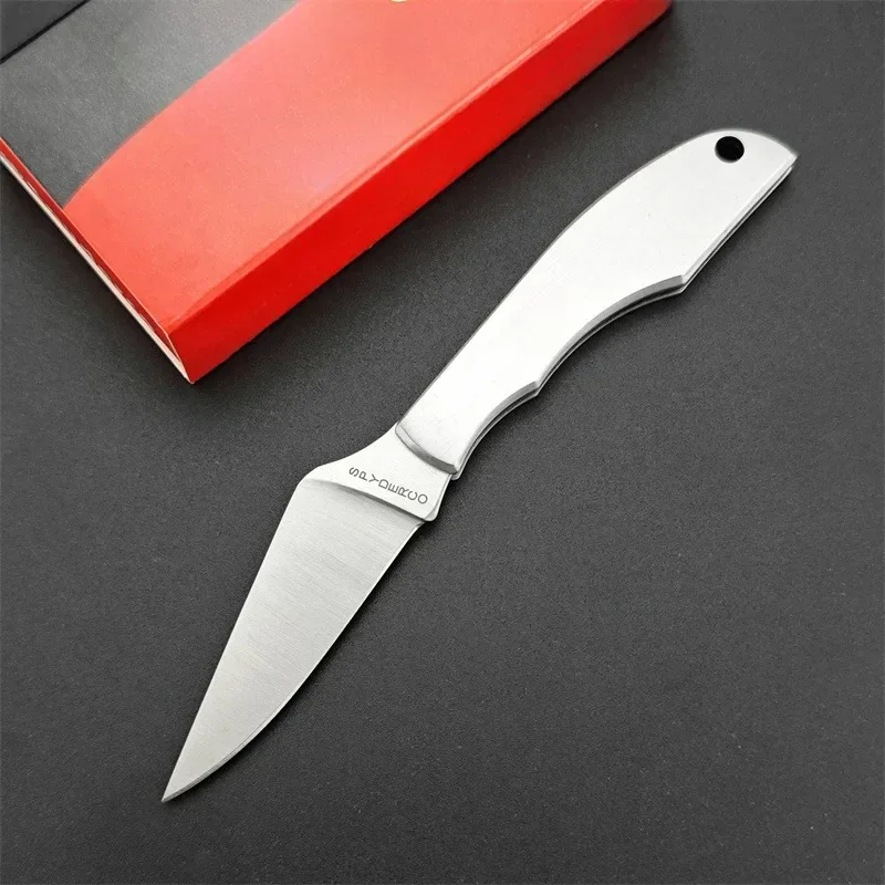 C137 Folding Pocket Knife 440c Blade 420 Steel Handle Kitchen Fruits Portable Durable EDC Cutting Multitool Hand Knife