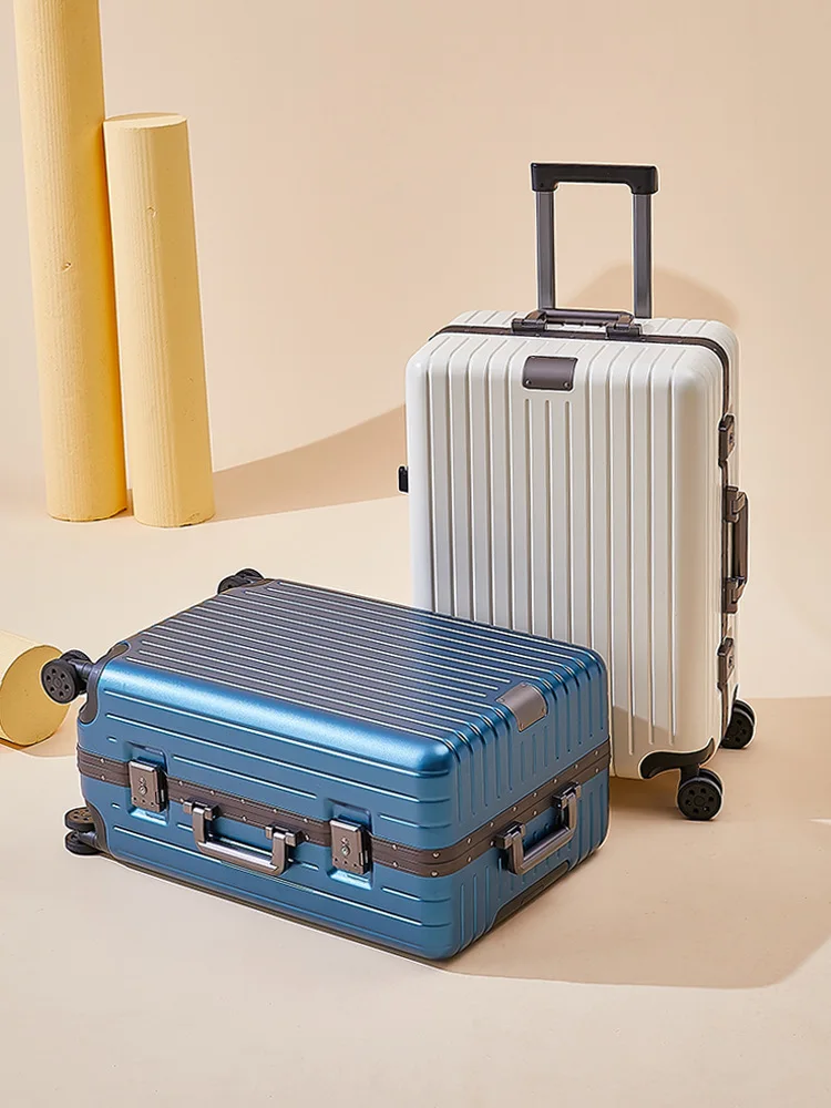 

Good-looking Password Suitcase Large Capacity Trolley Case High Quality Multi-Functional Aluminum Frame Luggage travel case