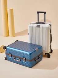 Good-looking Password Suitcase Large Capacity Trolley Case High Quality Multi-Functional Aluminum Frame Luggage travel case