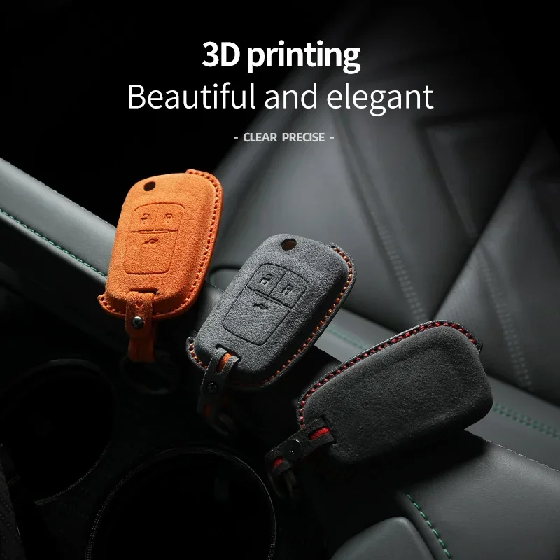 

Alcantara Car Key Case Cover Shell For BUICK Opel Vauxhall Astra H J Insignia Adam Vectra C Corsa D