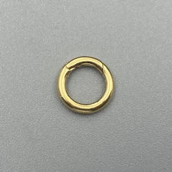 Pure Real 18k Gold Universal Connector Spring Ring Clasp Sinya Au750 Fine Jewelry Accessories DIY Findings Components