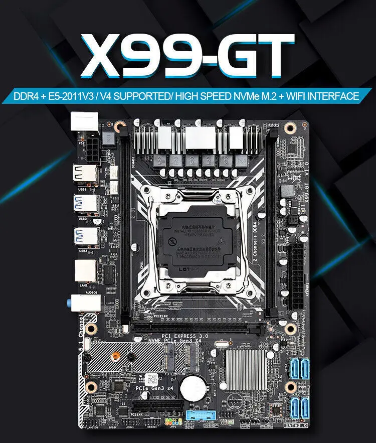 Imagem -03 - Gt-motherboard Conjunto com Memória Xeon e5 1650 v3 2x8gb Ddr4 Ecc Reg X99