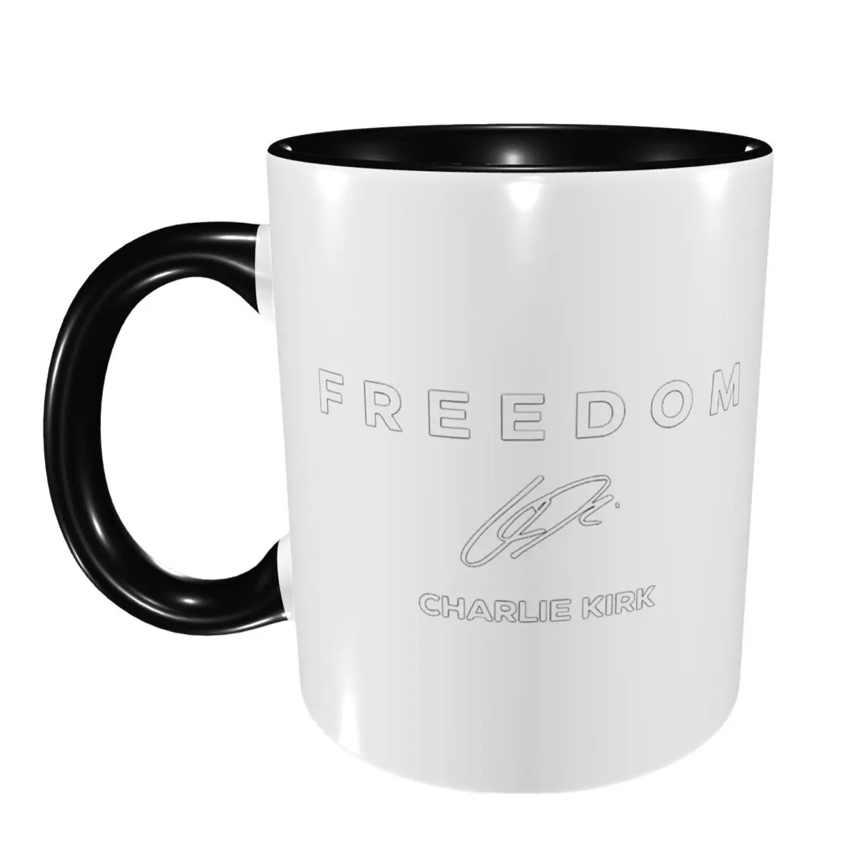 Charlie Kirk Freedom Great American Patriot Mug Funny Ceramic Coffee Cups Tea Mugs Milk Cup Drinkware Gift for Woman Man