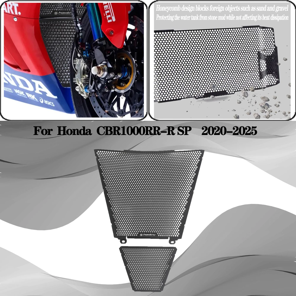

For Honda cbr1000rr-r CBR1000RR-R SP 2020 2021 2022 2023 2024 2025 Motorcycle Radiator Core Guards Grille Cover Protection Fit