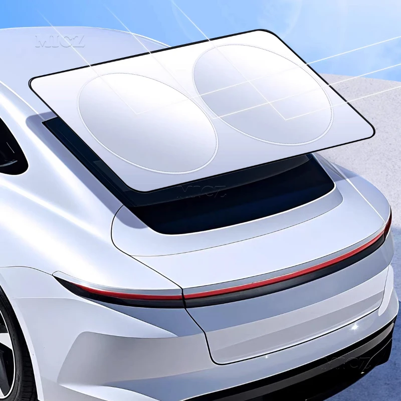 

Car Accessories For Geely EX5 Foldable Rear Windshield Sun Shade UV Sun Block Heat Insulation Interior Cooling Easy Storage