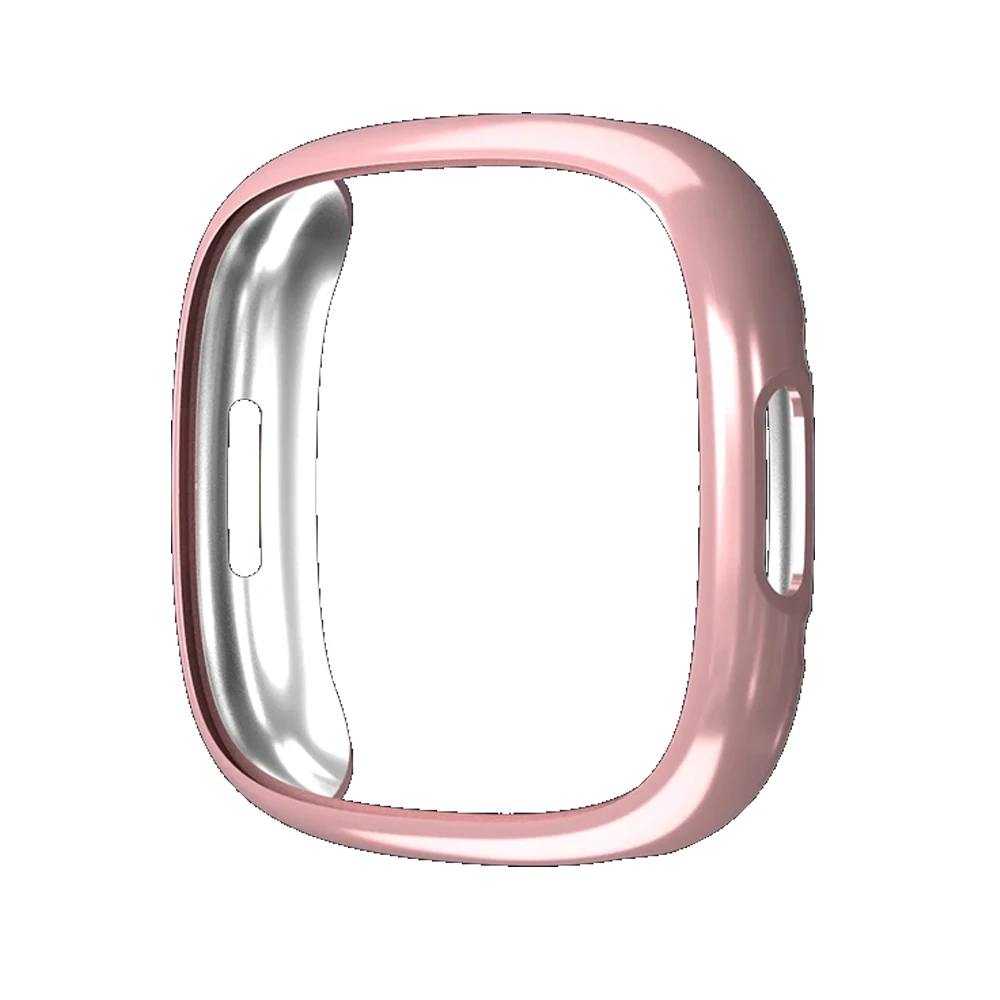 スクリーンプロテクター付きTpuウォッチカバー、ソフトで柔軟なwtachシェルアクセサリー、fitbit Bcc4に適合