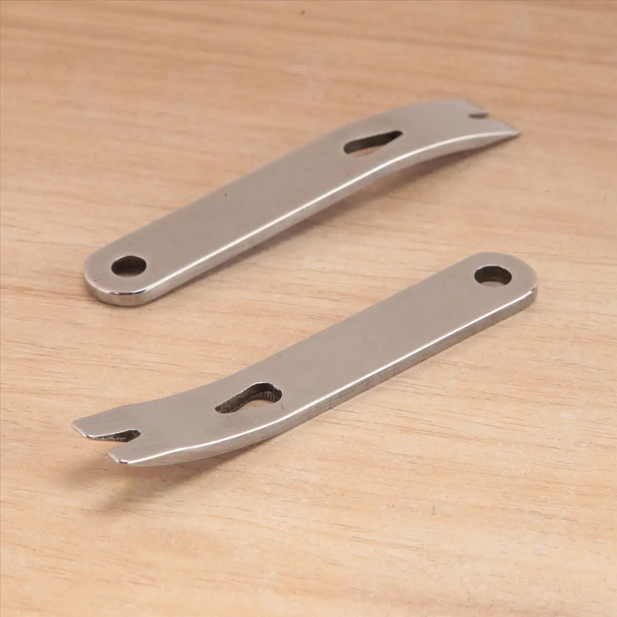 #99S 8 Pieces Mini Pry Bar Stainless Steel Flat Bar Multifunction Small,Pry Bar,(Stainless steel)