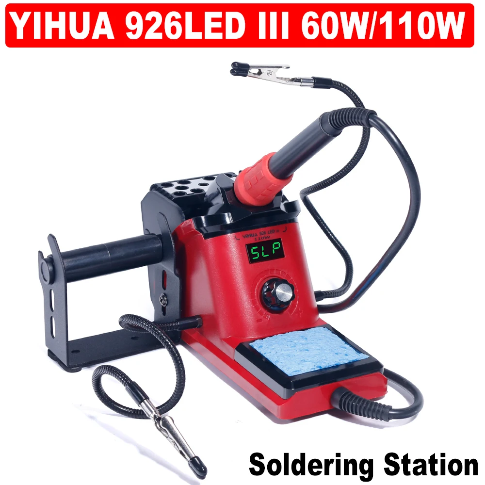 YIHUA 926LED-III 60/110W Soldering Station Machine Adjustable Temperature Digital Electric Soldering Iron Kit V3 Equipment