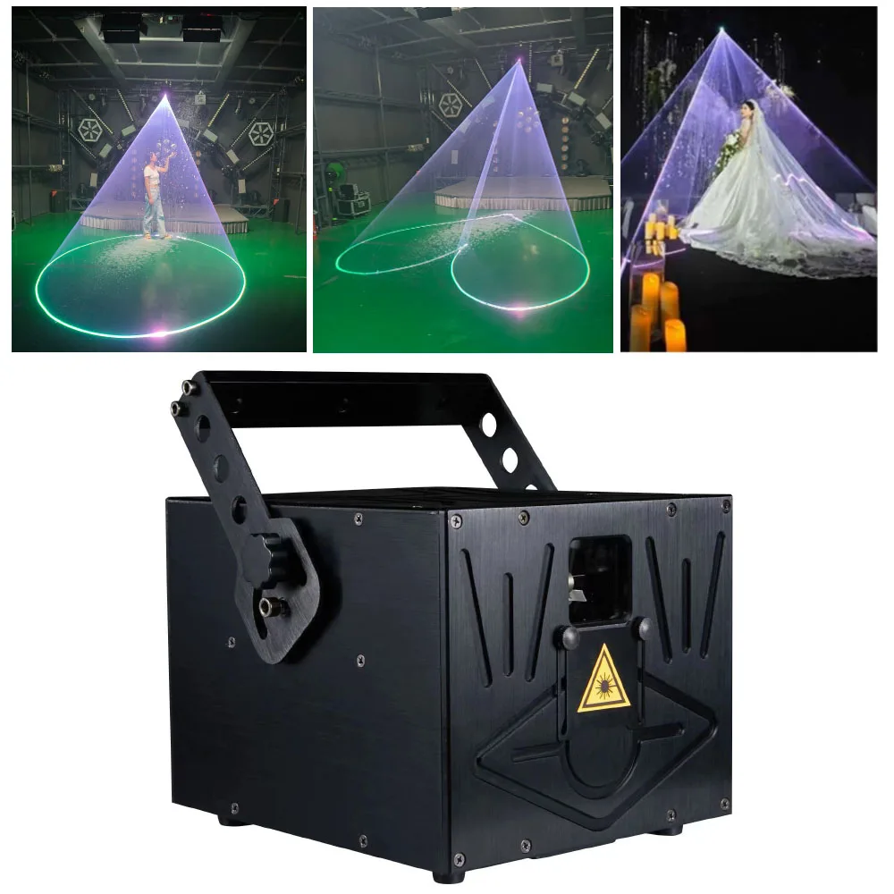 

MAITE Professional 5W Disco DJ Laser Light Show DMX512 RGB Animation Night Club Laser Light for Wedding Events Stage Show
