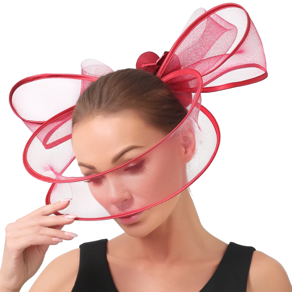 2024 New Wedding Fascinators Hats Hair Accessories Church Kentucky Ascot Races Headwear For Women Ladies Headpiece Headbands