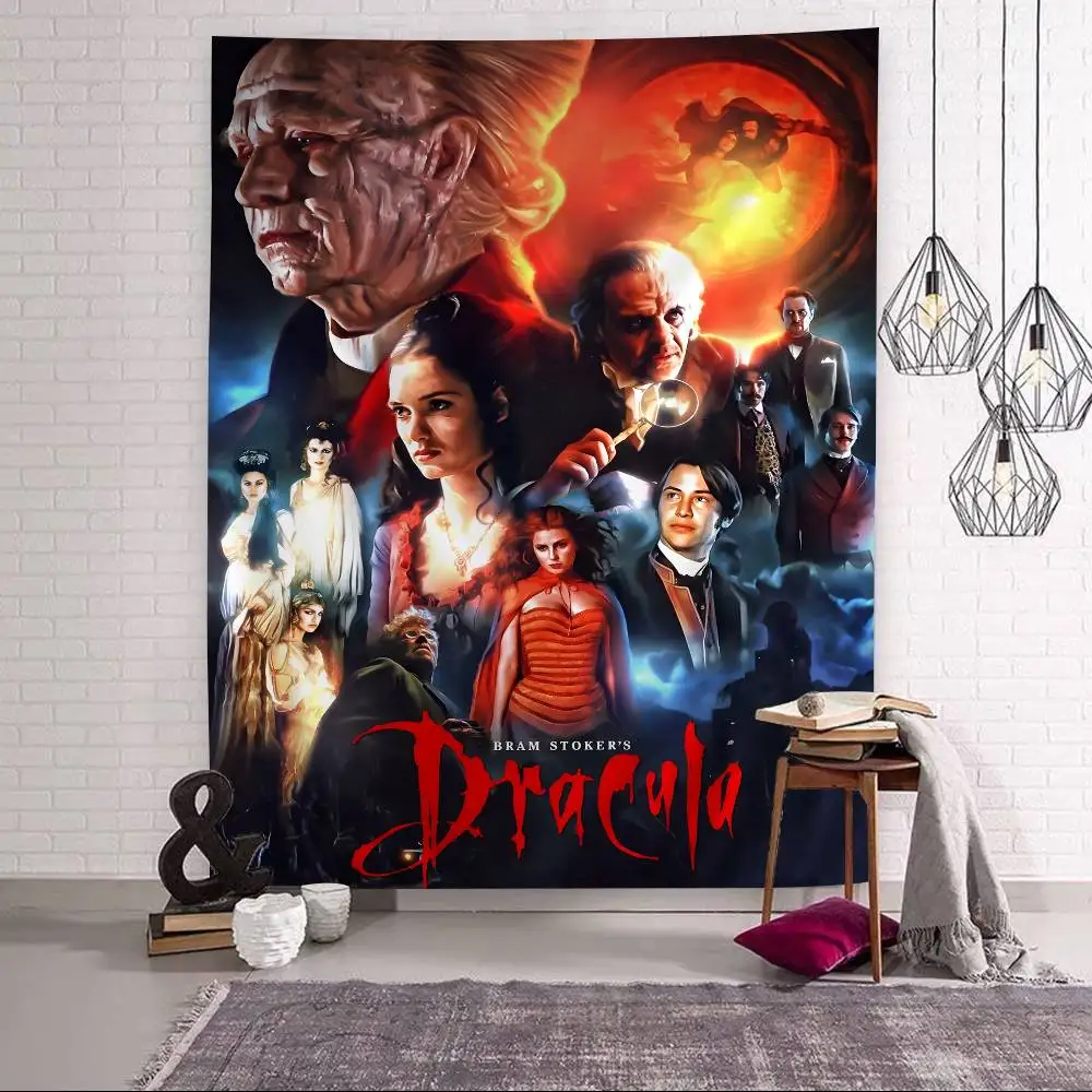 الرعب مصاص دماء فيلم دراكولا 1992 خمر نسيج ملون الجدار الشنق الهبي زهرة جدار السجاد المسكن ديكور جدار ديكور فني
