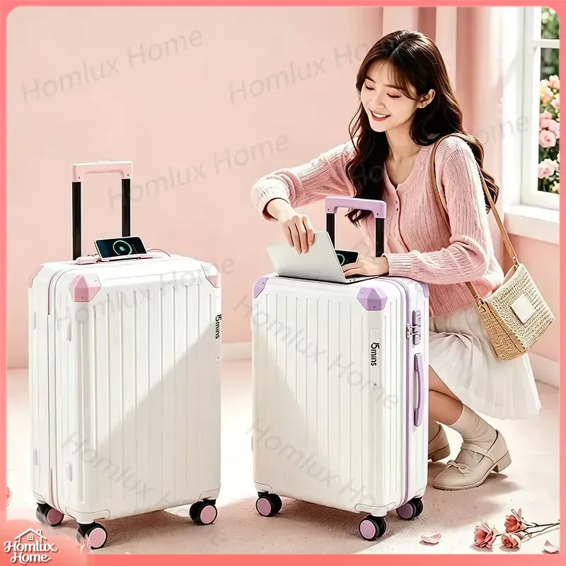Lightweight Travel Luggage 20-30 Inch with Silent Wheels Combination Lock Carry On Suitcase for Hand Baggage