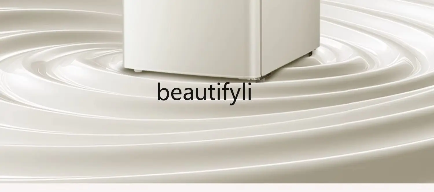 복고풍 이중 문 가정용 공냉식 정균 크림 바람 내장형 거실, 냉장고