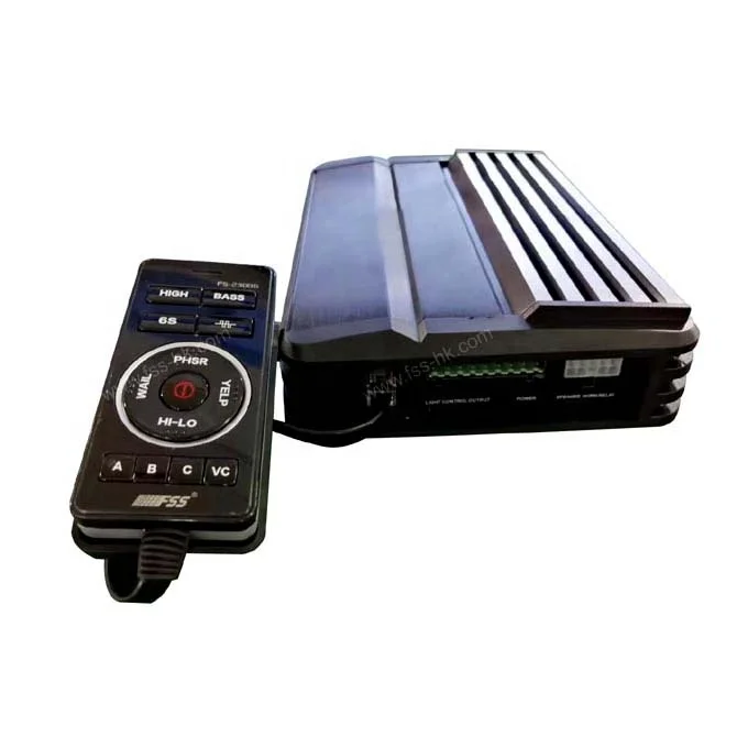 

DC12V Or DC24V 300W Watt Vehicle Signal Equipment Security Fire Alarm Electronic Siren Amplifier Speaker FS-2300-300W