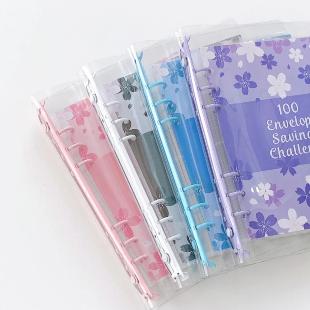 

Envelopes Savings Challenge Binder Meaningful Transparent Loose-leaf Savings Notebook ‎Rectangular Plastic