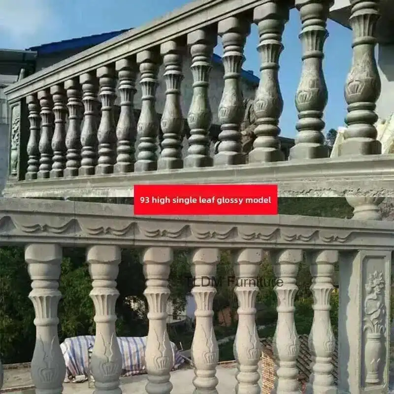 Mold Retro Roman Columns Home Garden Cement Vase Column Villa Balcony Handrail Fence Column Building European Garden Decoration