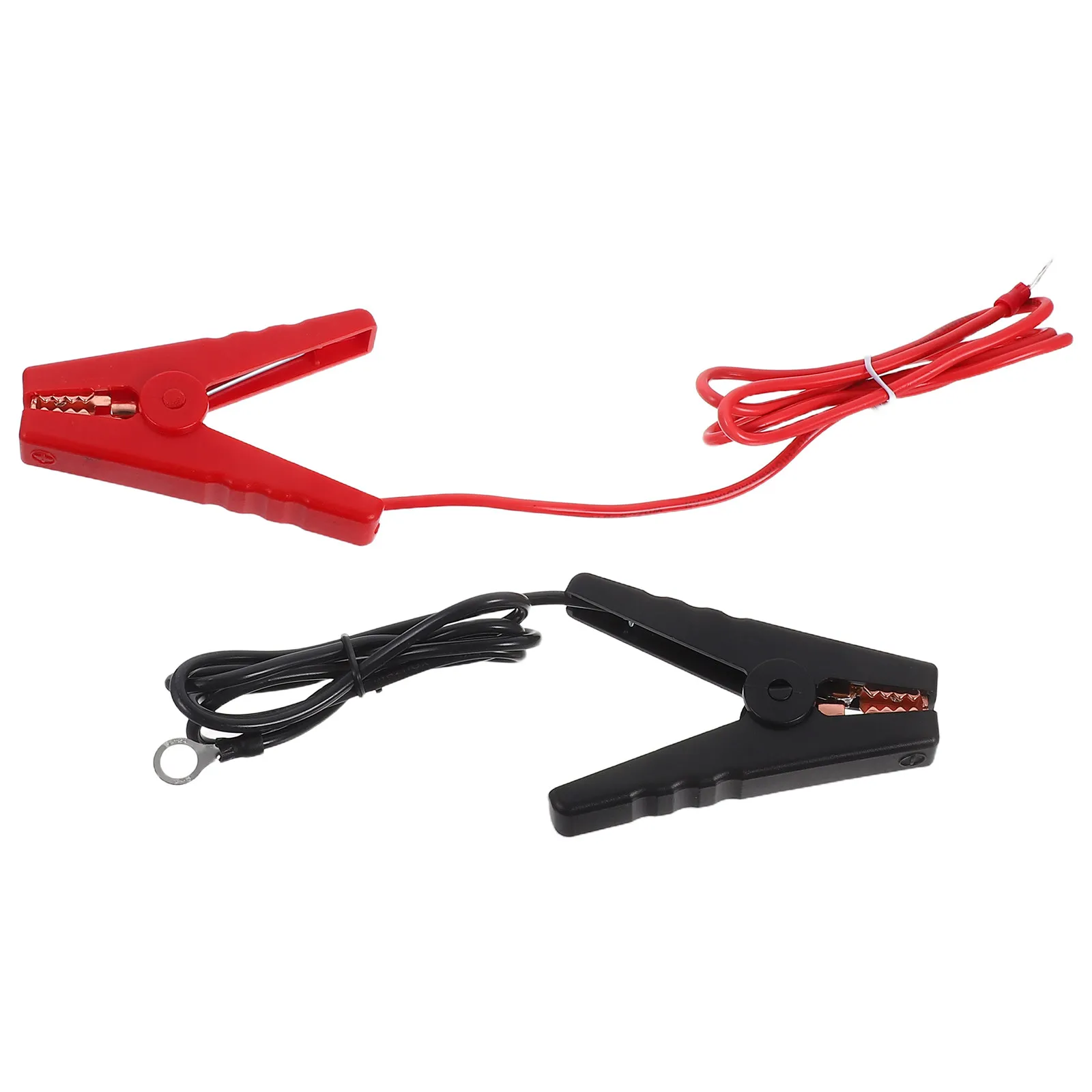 2Pcs Farm Electric Fence Jump Leads Cable with Clips for Chicken Rabbit Dog Pig Cow Horse Containment Fencing System Wire Solar