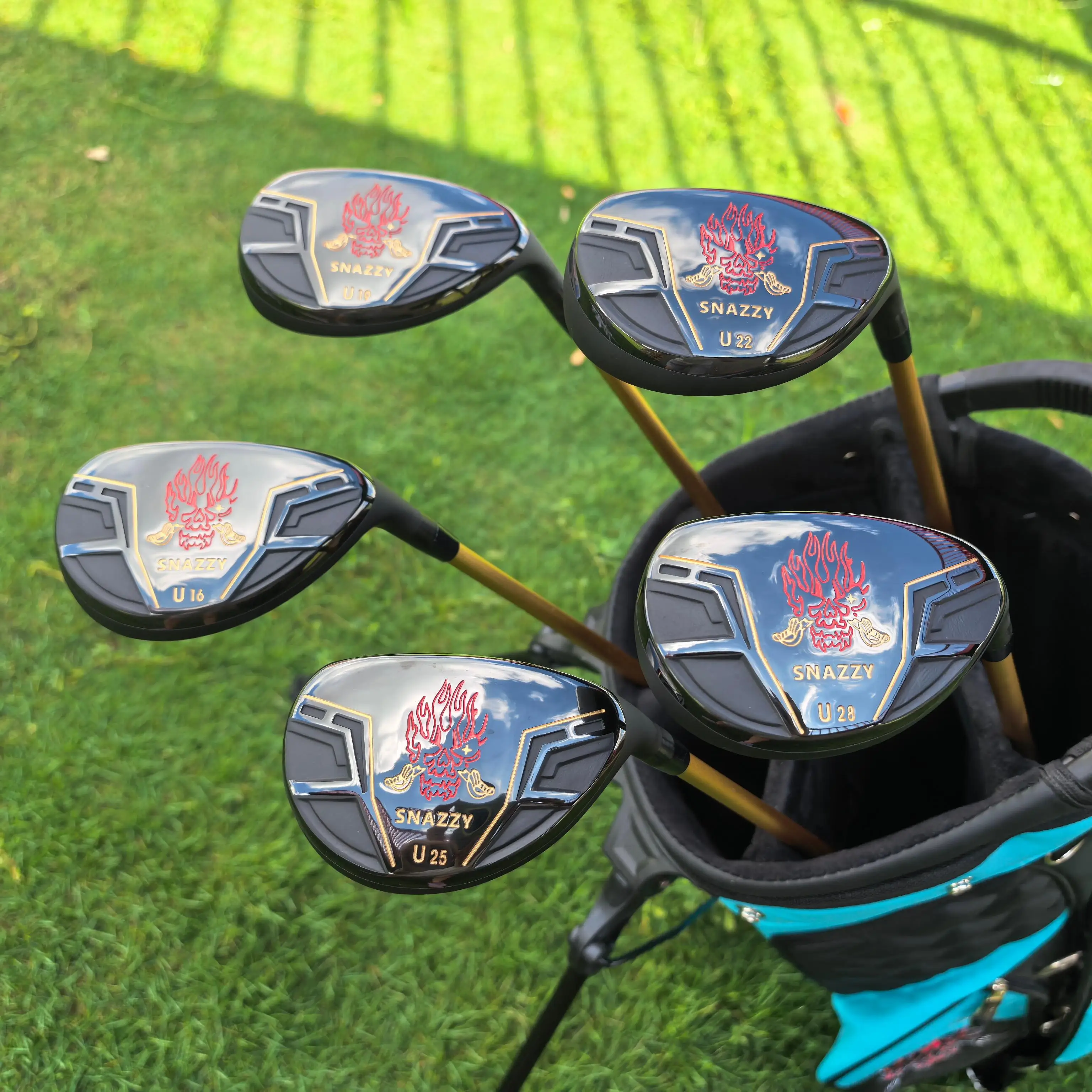 

Гибридная клюшка для гольфа, стильная, для правой руки, головка клюшки из кованой нержавеющей стали 455, фиберглассовый шафт SR Flex, клюшка для гольфа Rescue RH