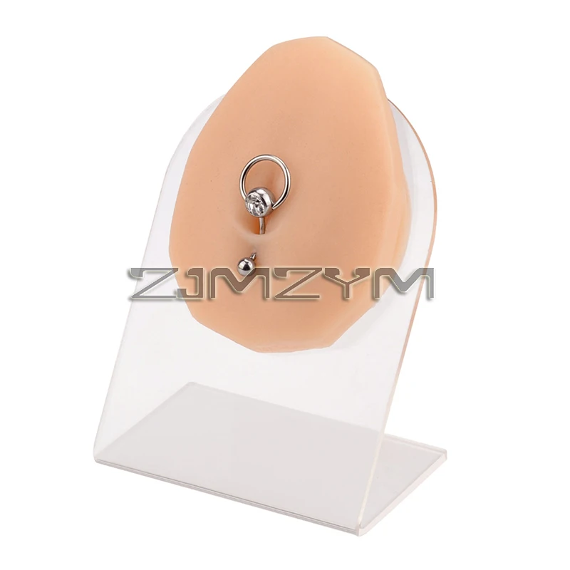 Simulated Belly Button Model Piercing Suture Practice Belly Button Ring Belly Button Nail Display Model