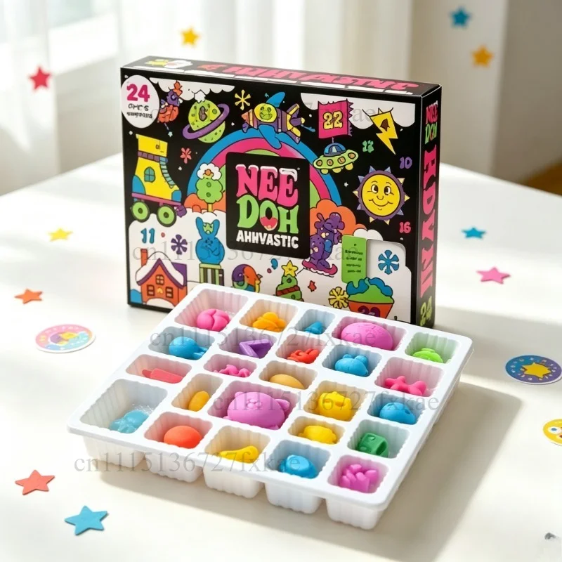 Advent Calendar Gift - Calendário do Advento NeeDoh 2026, Boneca
