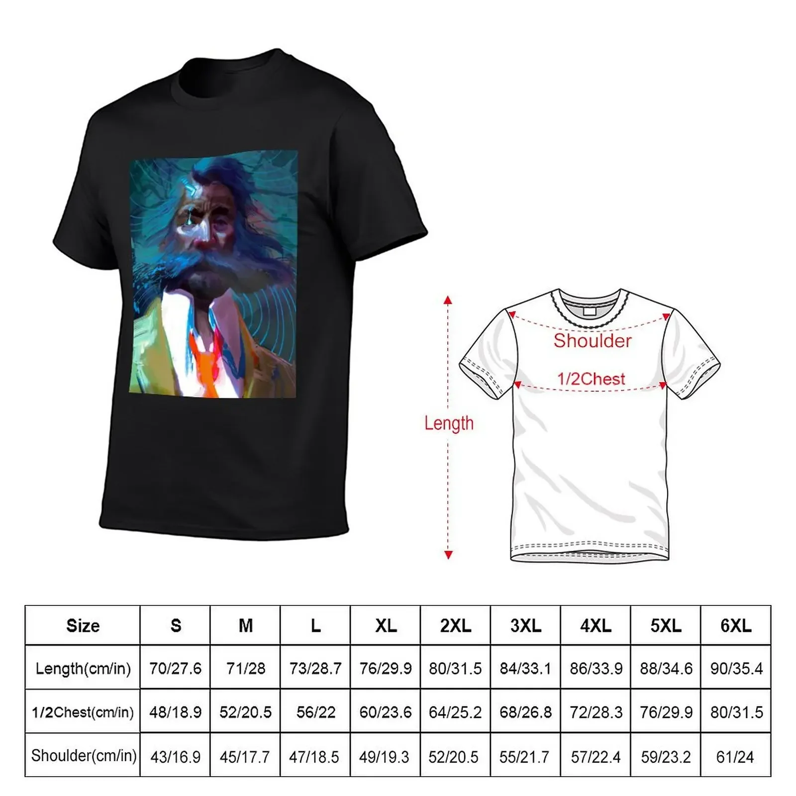 Disco Elysium - Harry Dubois fan art T-Shirt custom shirt anime tshirt sweat shirts graphic tshirts for men