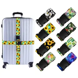 Adjustable Luggage Buckle Strap Anti-theft Bundling Packing Belt Baggage Belt Cross Strap Suitcase Belts Luggage accessories