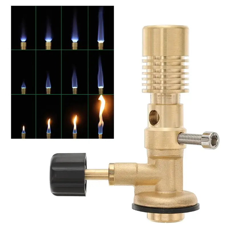Burner Bunsen Gas Adjustment Portable Accessory Laboratory Premium Camping Brass Professional Propane Supply Heating Mini