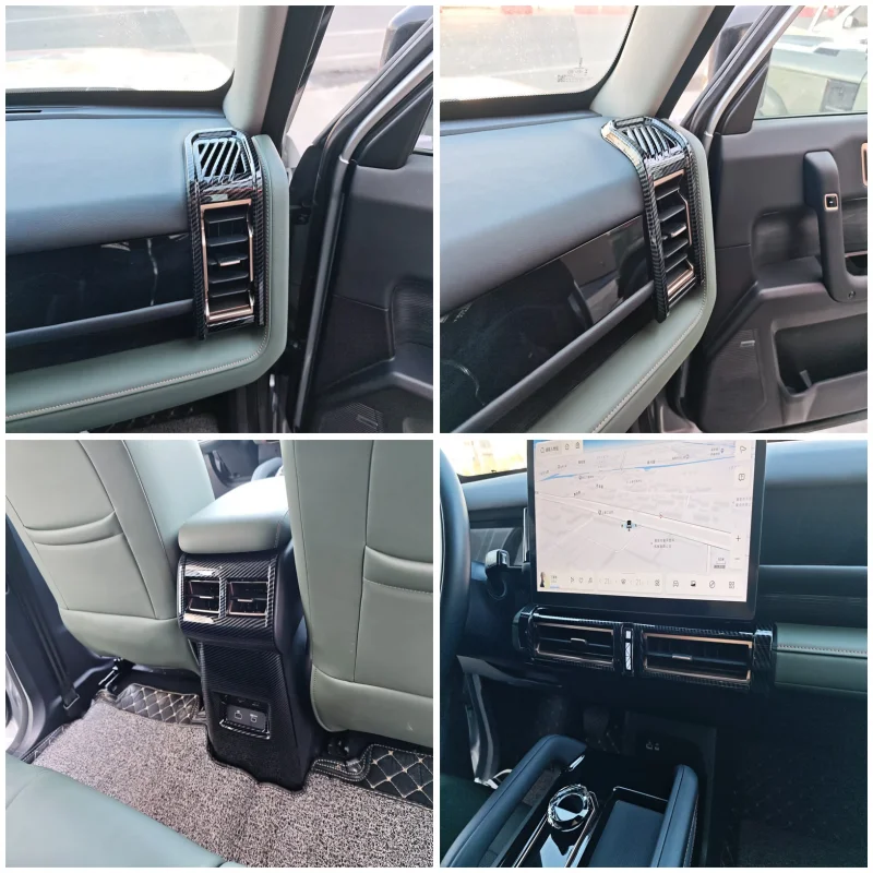 

Для Chery Icar 03 JAECOO J6 2024 2025 LHD аксессуары для интерьера, накладка на руль автомобиля, розетка переменного тока, декоративная крышка, накладка