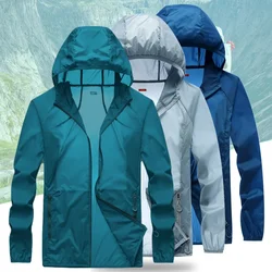 (S-4XL)Sun Protection Clothing Men Women UV Protection Hooded Jacket Outdoor Riding Trekking Camping Hiking Fishing Jersey