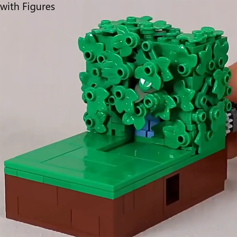 2025 227pcs MOC Building Block Homer Backing Into the Bushes Technology Bricks Birthday Christmas DIY Gifts Adults Toys