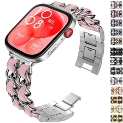 Metal Link Bracelet For Huawei Watch Fit 5/4/3 Huawei Watch Fit 4/5 Pro Smartwatch Stainless Steel Adjustable Bracelet Wristband