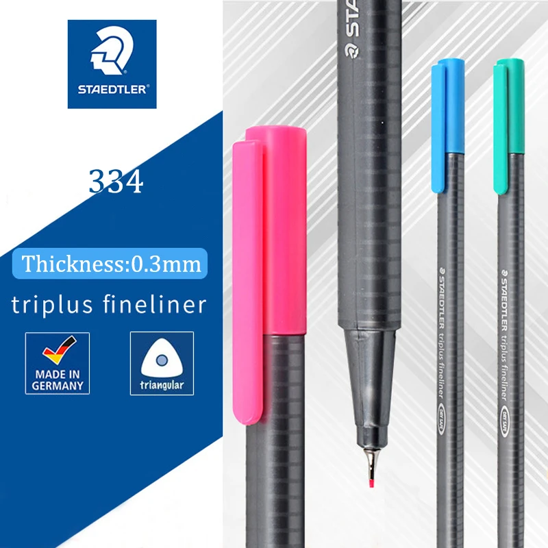 Aço inoxidável Gancho Linha Pen, Estudante Art Especial Seringa Pen, Manga Linha Desenho Suprimentos, Acessórios de escritório, Alemanha 334 Cor, 0,3 milímetros
