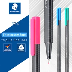 Germany STAEDTLER 334 Color Hook Line Pen 0.3mm Student Art Special Syringe Pen Manga Line Drawing Supplies Office Accessories