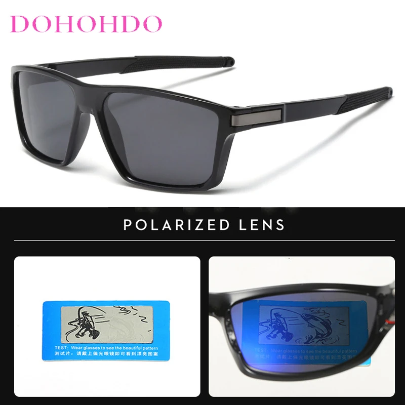 

Classic Square Cycling Eyewear Polarized Sports Sunglasses Men Women UV400 Driving Hiking Anti-Glare Goggles Male Lentes De Sol