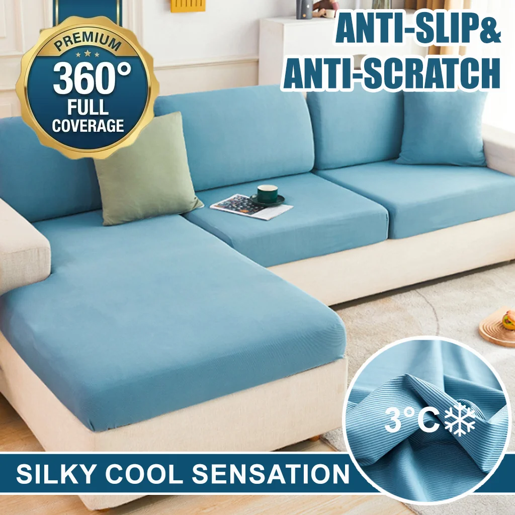 Elastic Sofa Cover for Living Room Universal All-inclusive Couch Cover Anti-Scratch Washable Sofa Slipcover Decor Protector