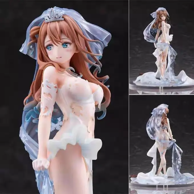 

100% Original Girls Frontline Somi Wedding Happy Mission PVC Action Figure Anime Figure Model Toys Figure Collection Doll Gift