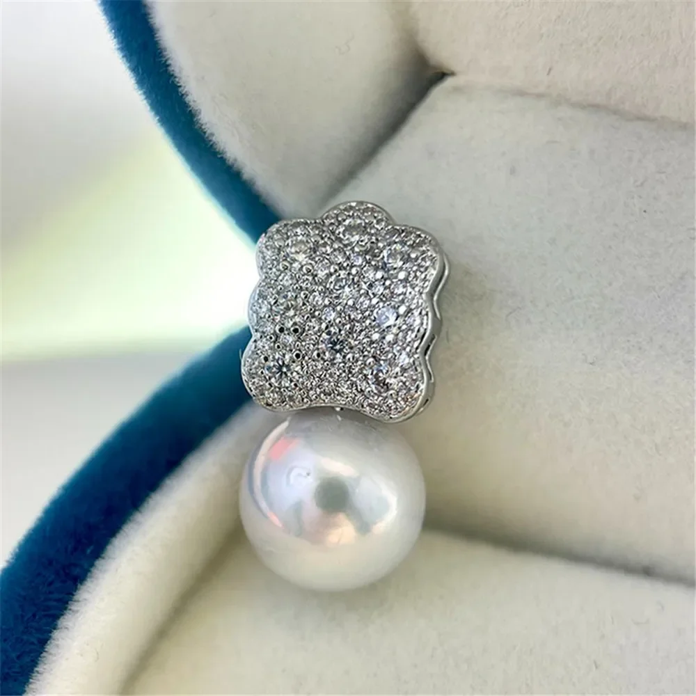 

DIY позолоченная подвеска с жемчугом, аксессуары для изготовления ювелирных изделий ручной работы, фурнитура для ювелирных изделий без жемчуга без цепочки