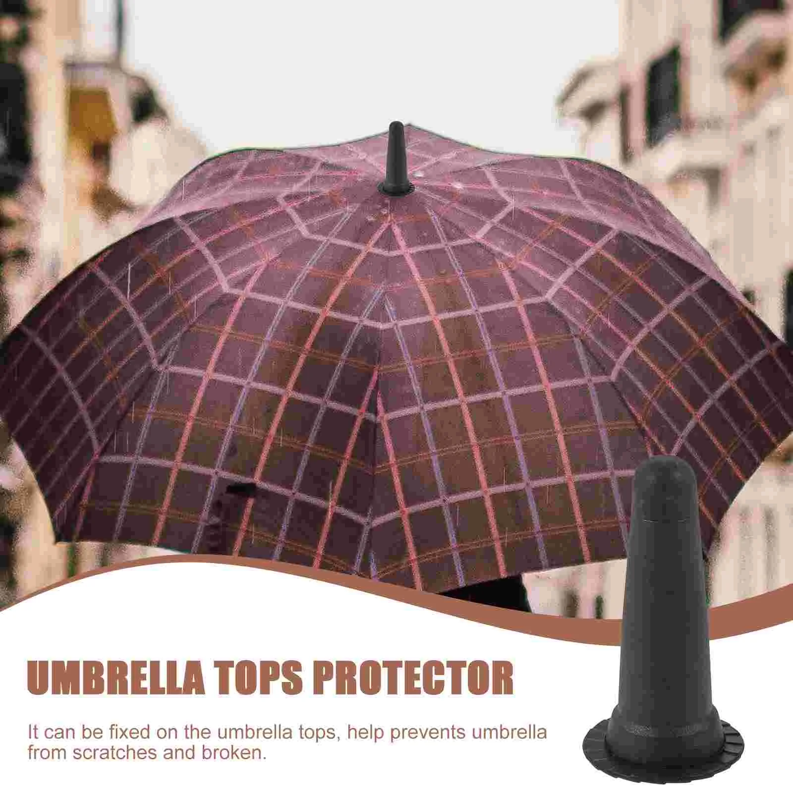 Umbrella Repair Accessories Replacement Tip Cover Umbrellas for Rain Pole Cap Tops Sun Tips Protector Caps