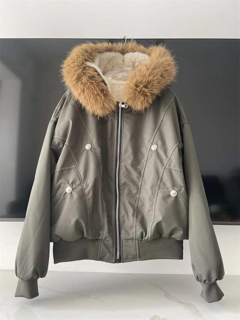 American 2000s Aesthetic Hooded Jacket Women's Y2k Zipper Hooded Harajuku Gothic Thick Women's High-end Street Jacket
