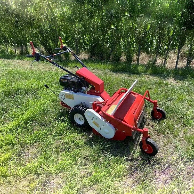 LANDWORD-cortacésped teledirigido de fábrica con orugas, cortacésped teledirigido, Robot de Control remoto para todos los terrenos, máquina de corte de hierba, China