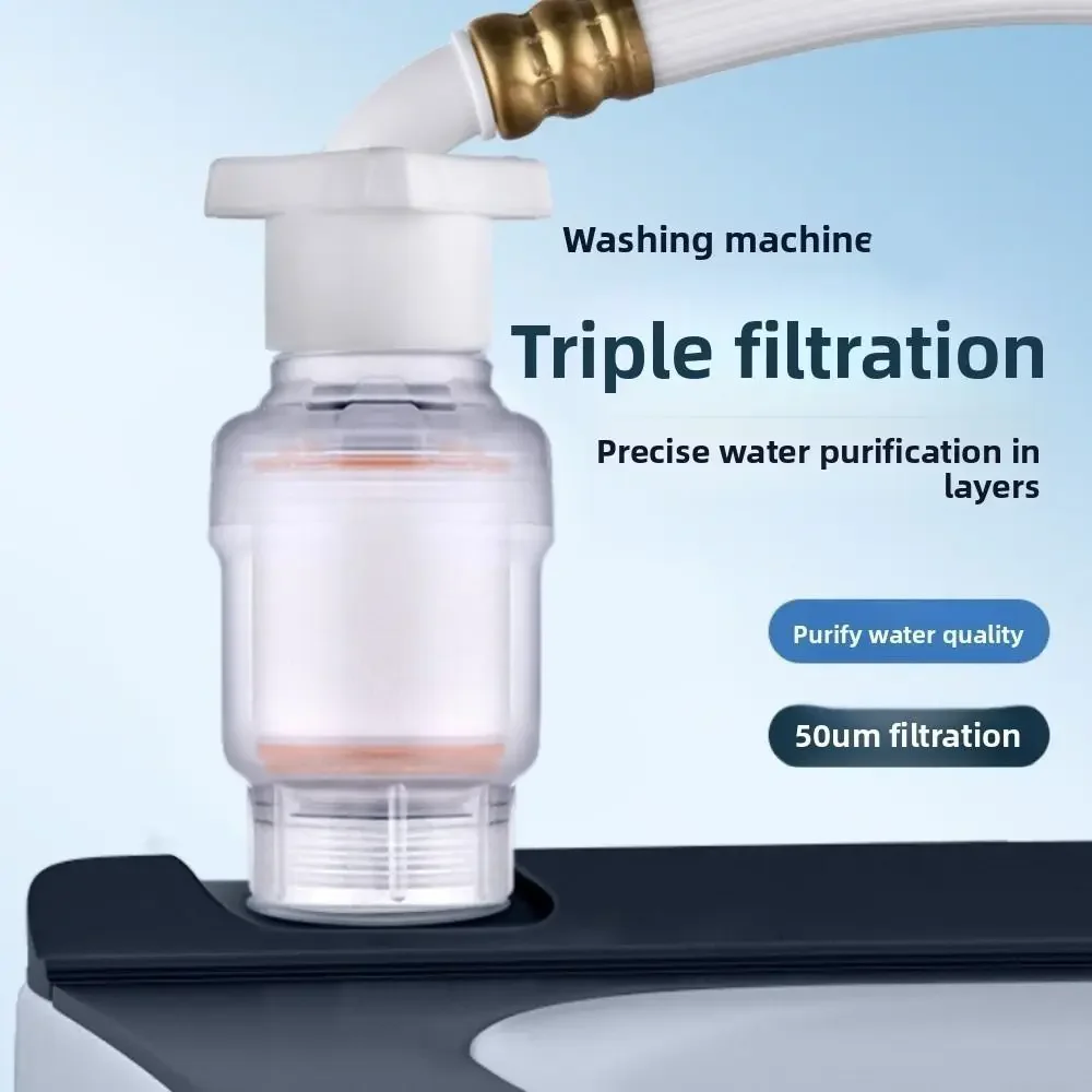 

Water Outlet Purifier for Kitchen Faucet Washing Machine Sediment Removal Shower Head Filter PP Cotton Filter Bathroom Accessory