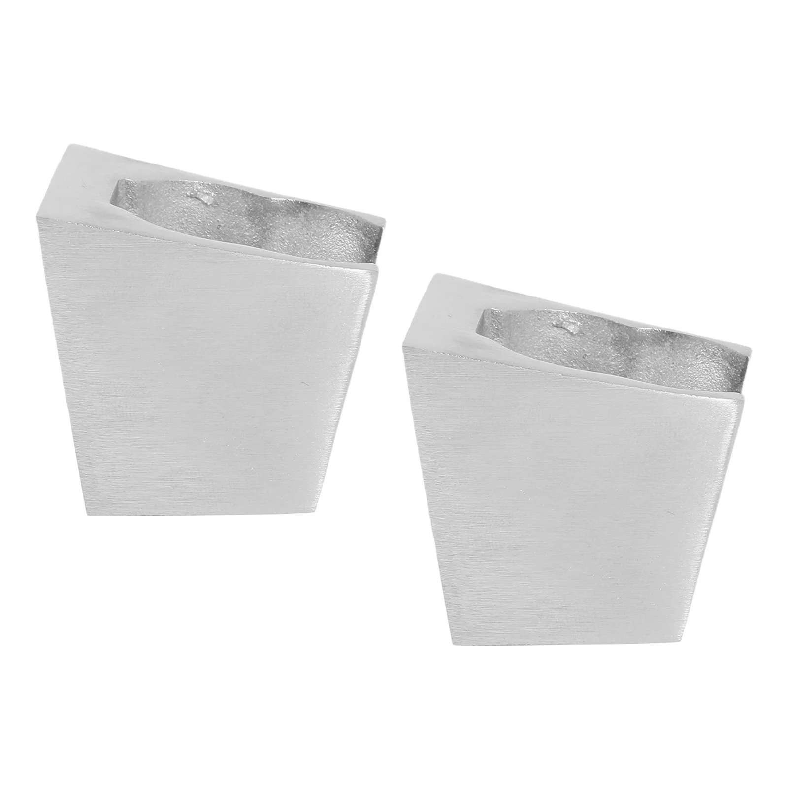 

2Pcs Stainless Steel Shower Head Holder Wall Mounted Handheld Shower Bracket Bathroom Organizer Universal Showerhead Mount